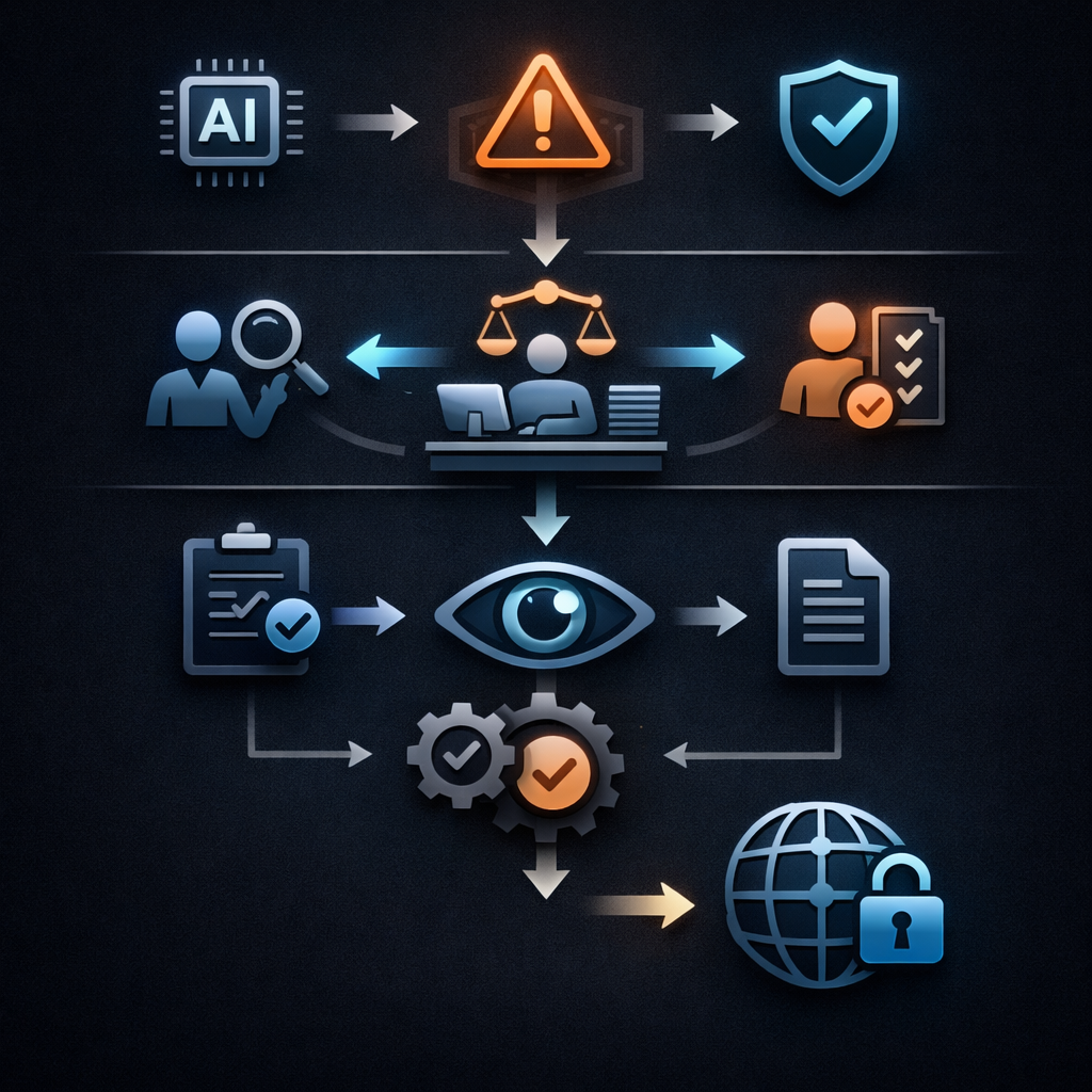 Imagen que explica el proceso de IA Act