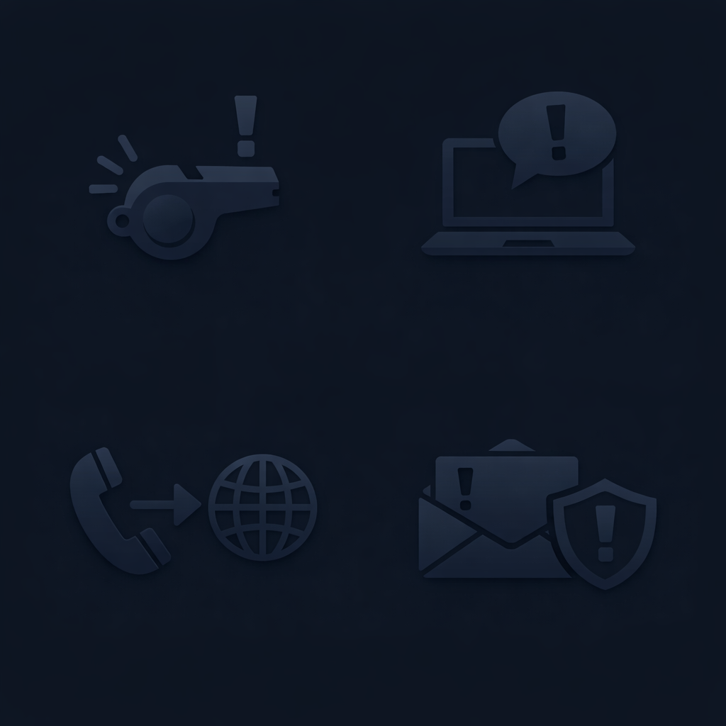 iconos sobre canal de denuncia externo